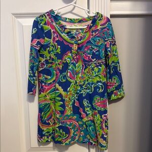 Girls Lilly Dress - Small 4/5 - in Toucan Play